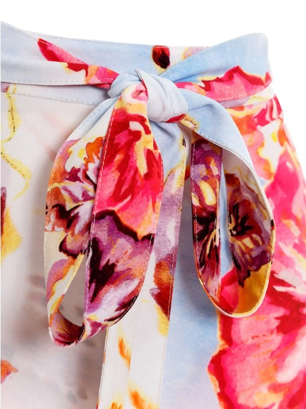NWT Agua Bendita Floral Skirt Set - Pink, Orange, Yellow - Picture 10 of 11